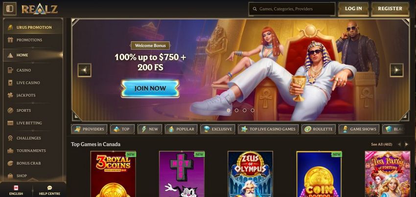Realz Online Casino Evaluation